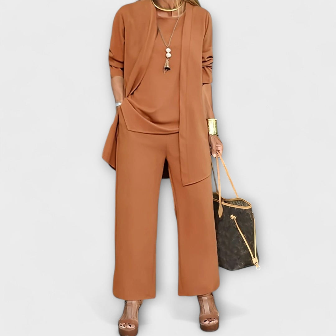 Elysia | Elegantes, Bequemes &amp; Stilvolles Damen Dreiteiliges Set 2