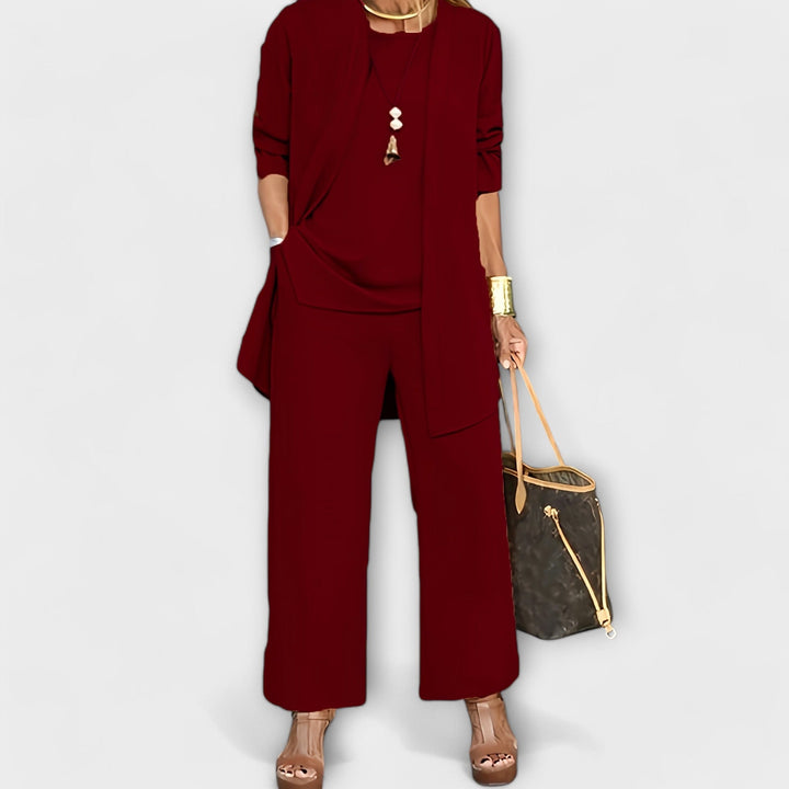 Elysia | Elegantes, Bequemes &amp; Stilvolles Damen Dreiteiliges Set 3