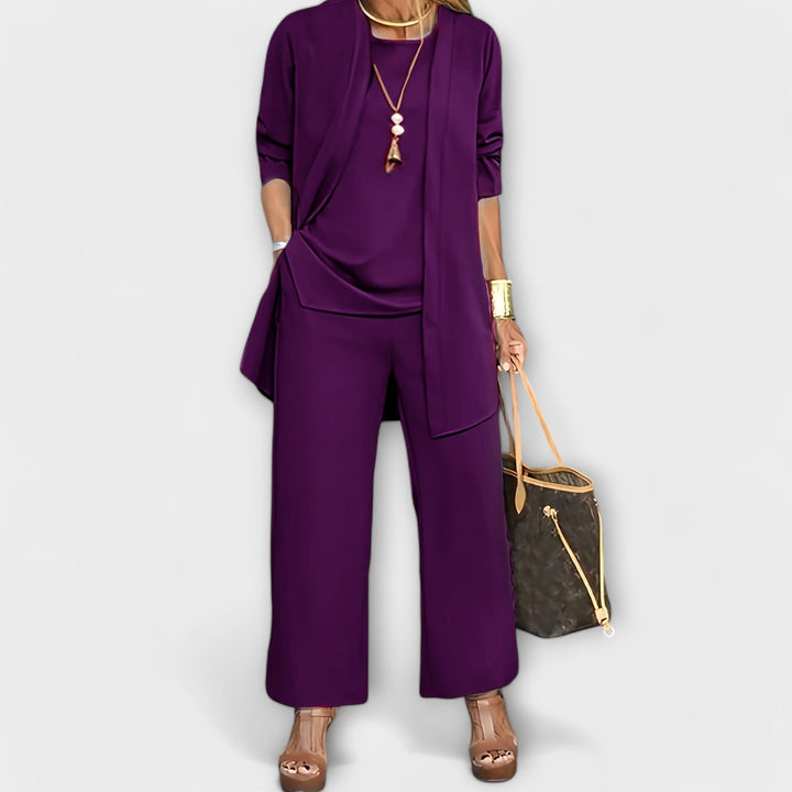 Elysia | Elegantes, Bequemes &amp; Stilvolles Damen Dreiteiliges Set 8