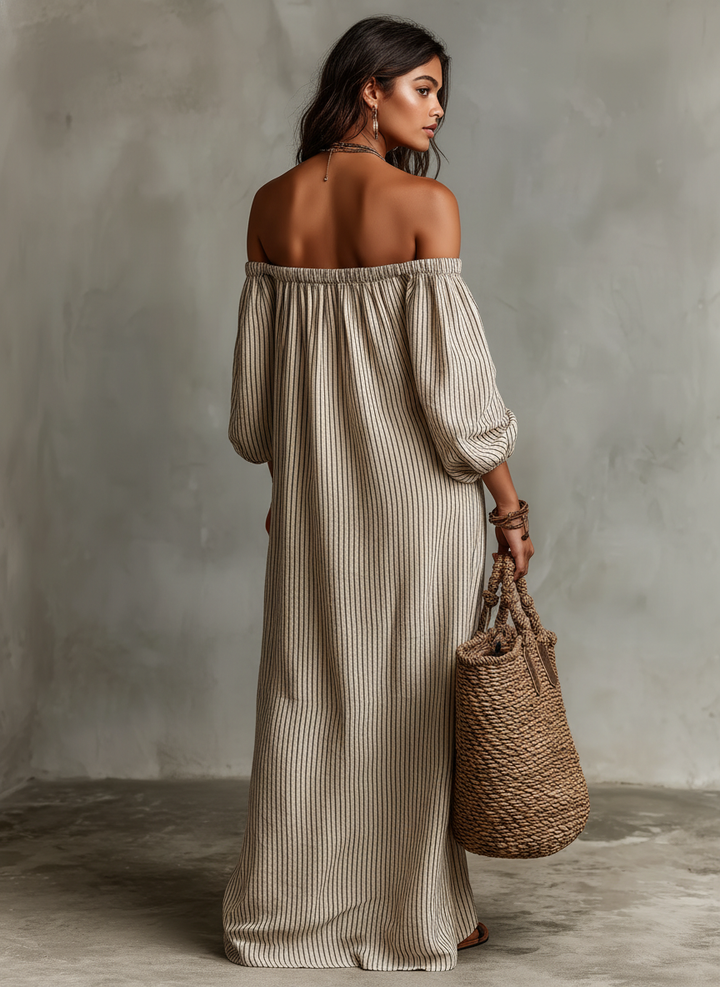 Elysia | Luftig, Elegant &amp; Feminin Schulterfreies Maxikleid 4