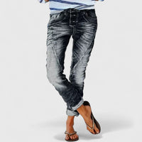 Charlotte | Lässige Wide-Leg Jeans im Distressed-Look