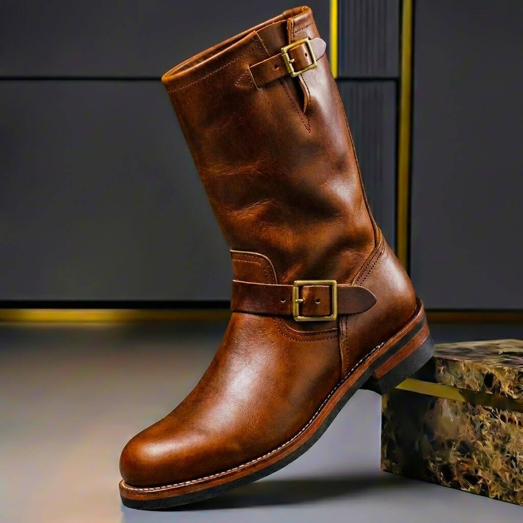 Emil | Markante Vintage Lederstiefel mit authentischem Charakter 0