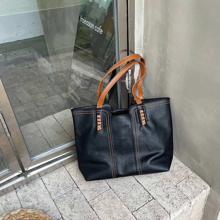 Emma | Elegante veganem Leder Tragetasche 6