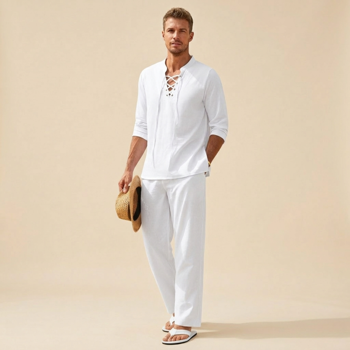 Ethan | Bequemes und stylisches Set mit V-Ausschnitt 0