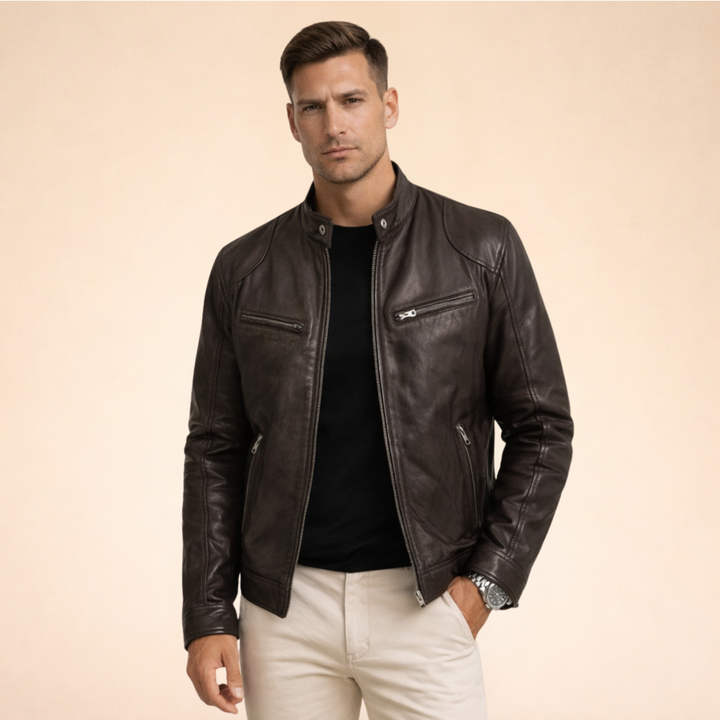 Ethan | Stilvolle Lederjacke für einen eleganten Look 2