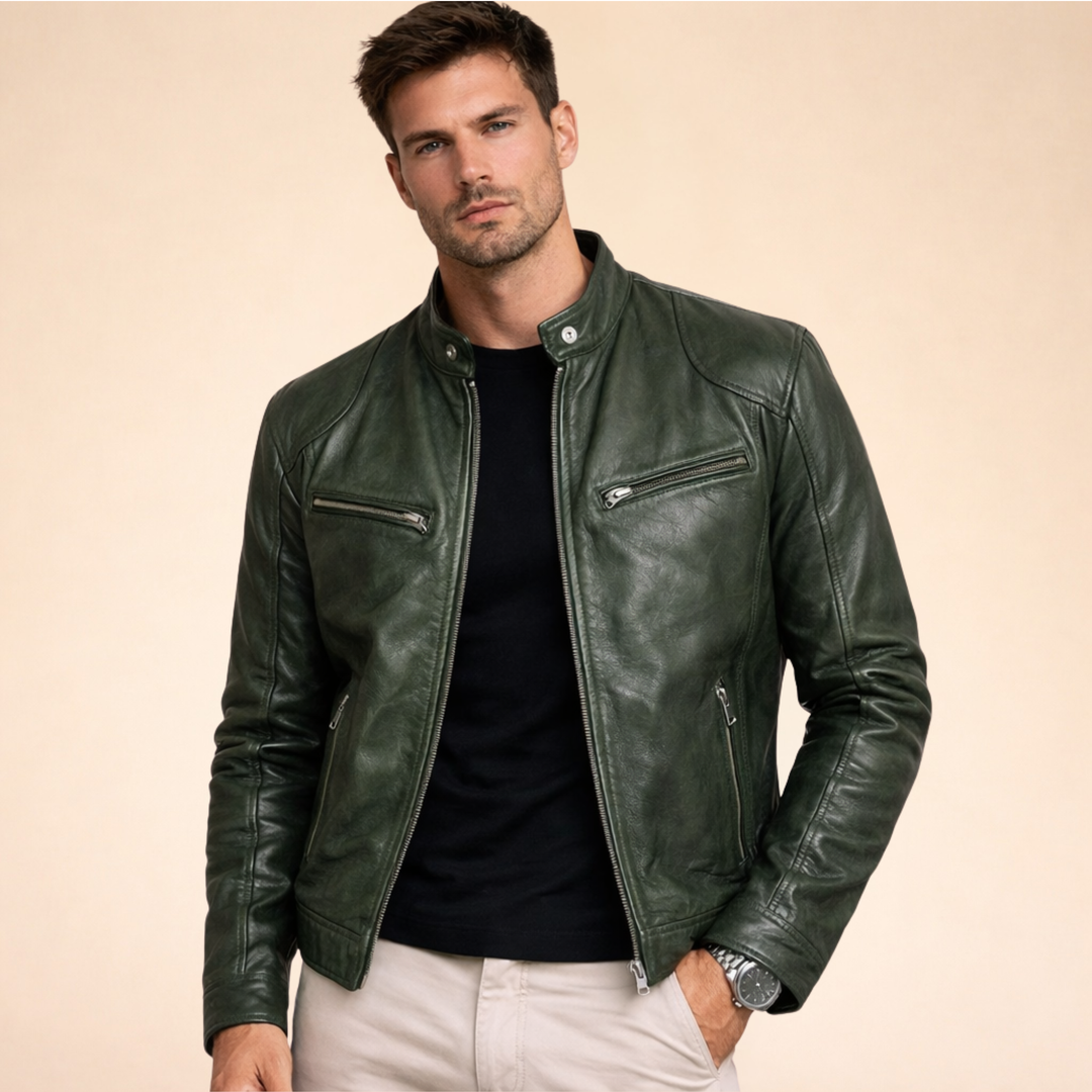 Ethan | Stilvolle Lederjacke für einen eleganten Look 9