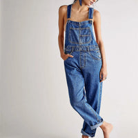 Greta | Bequeme Latzhose aus Stretch-Denim