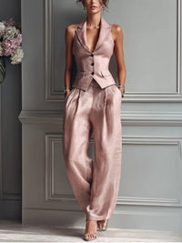 Victoria | Elegantes Und Stilvolles Westen- &  zweiteiligen Set Für Damen
