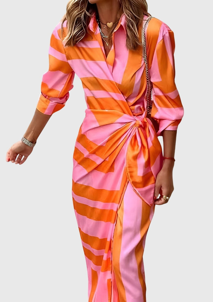 Everly | Elegantes, Schmeichelhaftes Wickelkleid Damen für Sommer & Festlichkeiten 0
