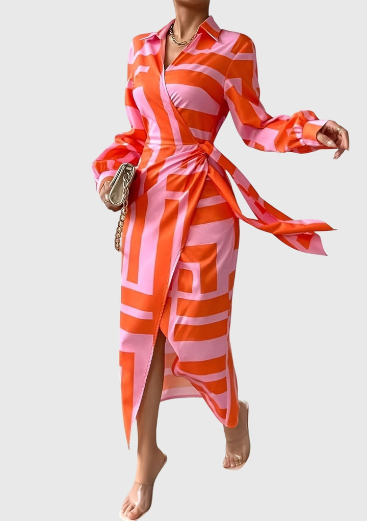 Everly | Elegantes, Schmeichelhaftes Wickelkleid Damen für Sommer & Festlichkeiten 1