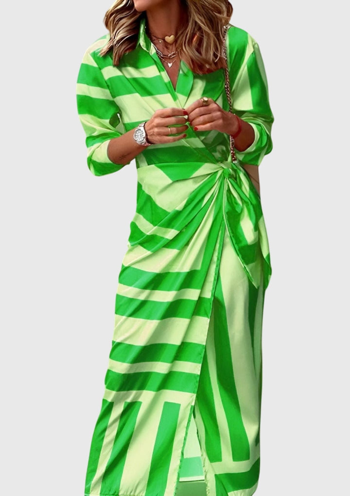 Everly | Elegantes, Schmeichelhaftes Wickelkleid Damen für Sommer & Festlichkeiten 8