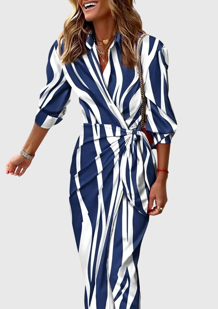 Everly | Elegantes, Schmeichelhaftes Wickelkleid Damen für Sommer & Festlichkeiten 9
