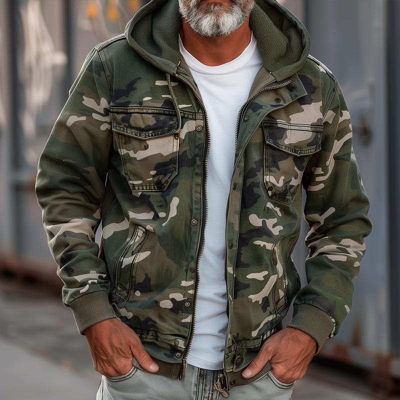 Felix | Cargo Jacke Camouflage Modern Outdoor Praktisch 0