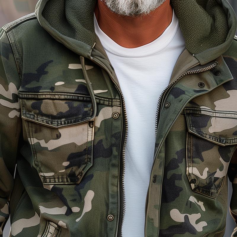 Felix | Cargo Jacke Camouflage Modern Outdoor Praktisch 2