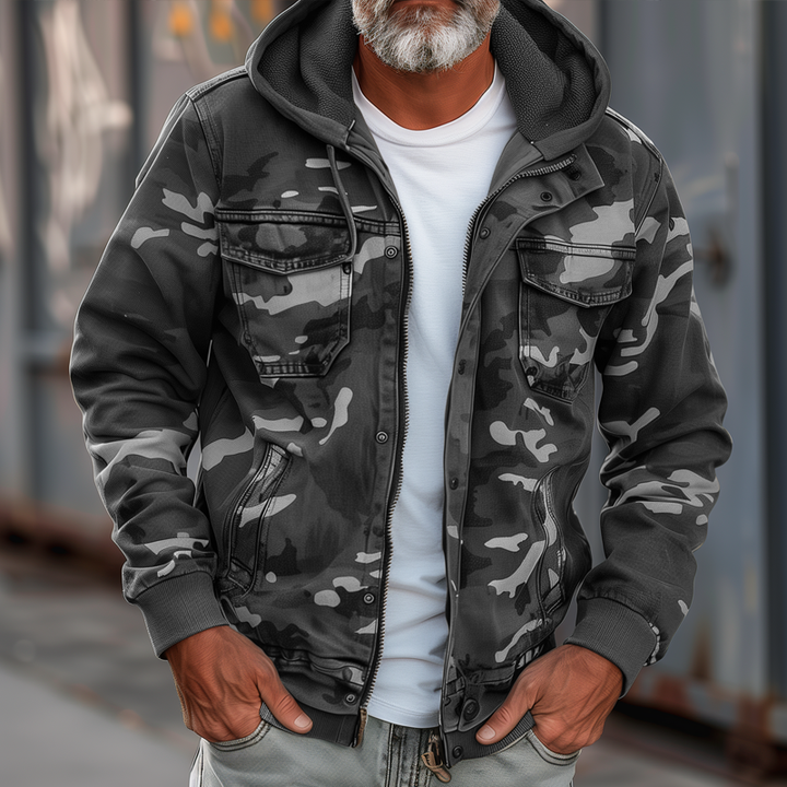 Felix | Cargo Jacke Camouflage Modern Outdoor Praktisch 4