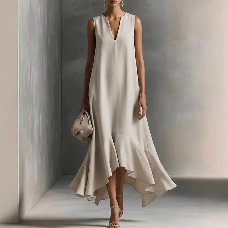 Fiona | Luftiges, Elegantes & Fließendes Damenkleid – Ideal für Hochzeitsgast & Festliche Anlässe 0