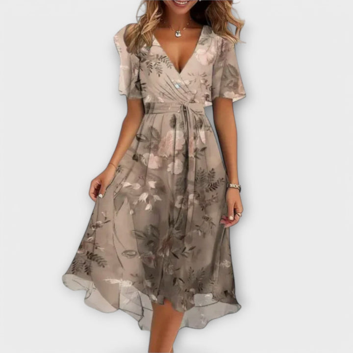 Flaris | Elegantes Wickelkleid Festlich 2