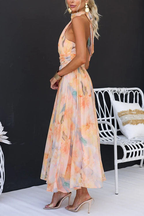 Florina | Elegantes Geblümtes Maxikleid für Besondere Anlässe 4