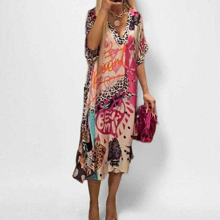Freja | Raffiniertes und elegantes Swing-Tunika Kleid 2