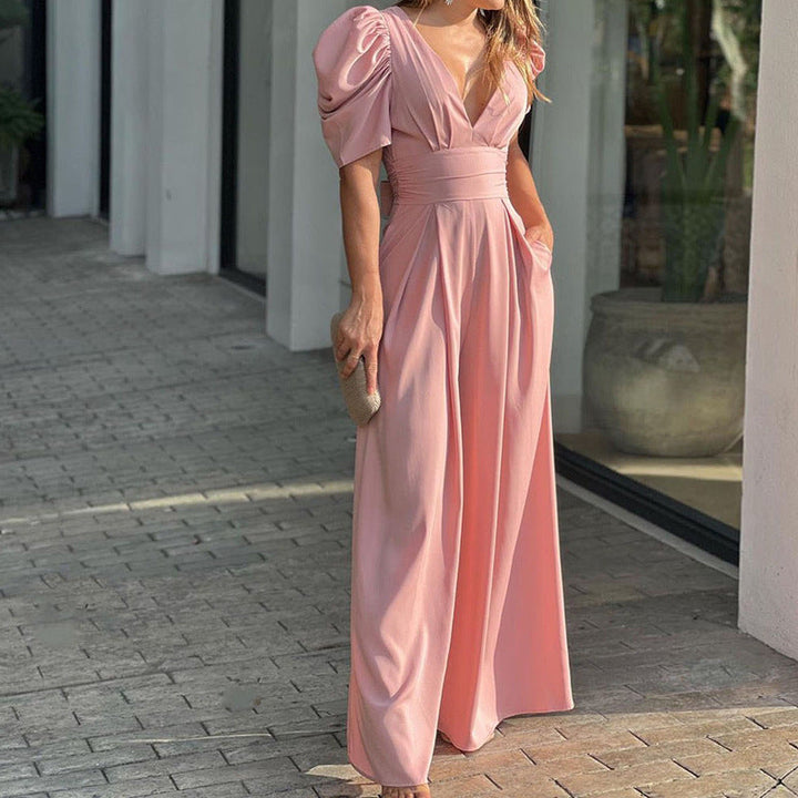 Freya | Eleganter, Femininer &amp; Bequemer Damen-Overall mit weitem Bein 5