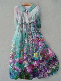 Mathilda| Vintage-Inspired Floral Dress for Women