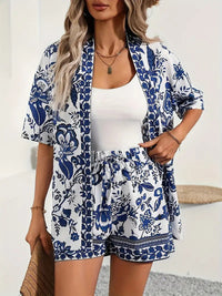 Lea | Elegantes Kimono-Set mit floralem Sommerprint