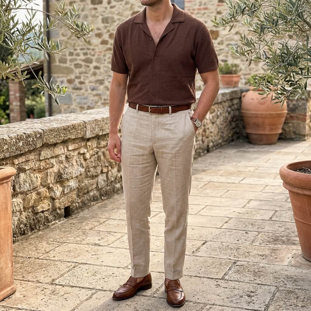 Giorgio | Entspanntes Herren Poloshirt mit Camp-Kragen 3