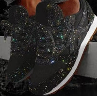 Ava | Funkelnde Damen Glitzer Sneaker mit Komfortsohle
