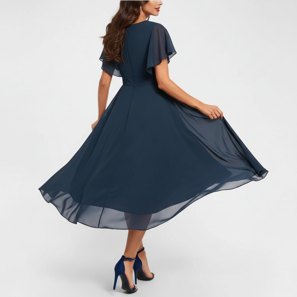 Grazia | Elegantes, Fließendes & Feminines Festliches Kleid für Hochzeitsgäste 1