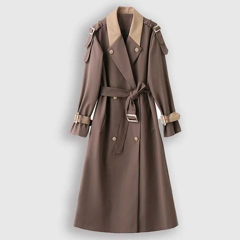 Guusje | Stilvoller und bequemer langer Trenchcoat 0