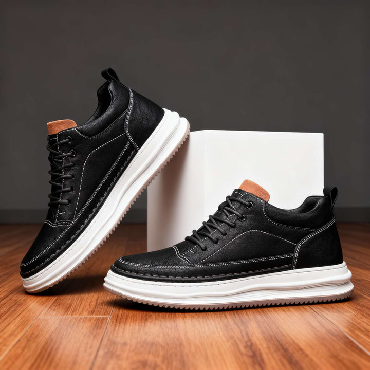 Harlow | Elegante, Bequeme Herren Sneaker aus Strukturiertem Leder 7