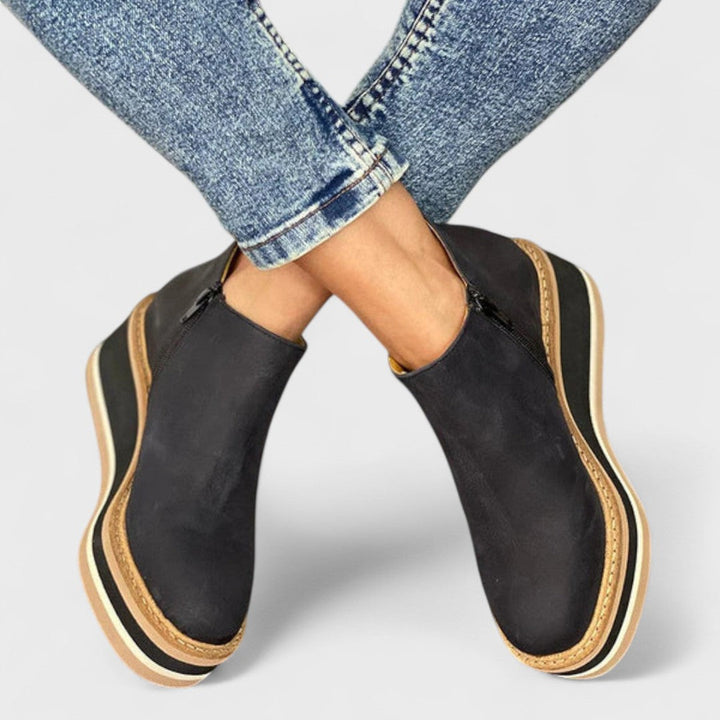 Harper | Bequeme und wasserdichte Plateau-Stiefel 6