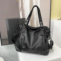 Mia | Elegant and Spacious Tote Bag Made of Textured Faux Leather