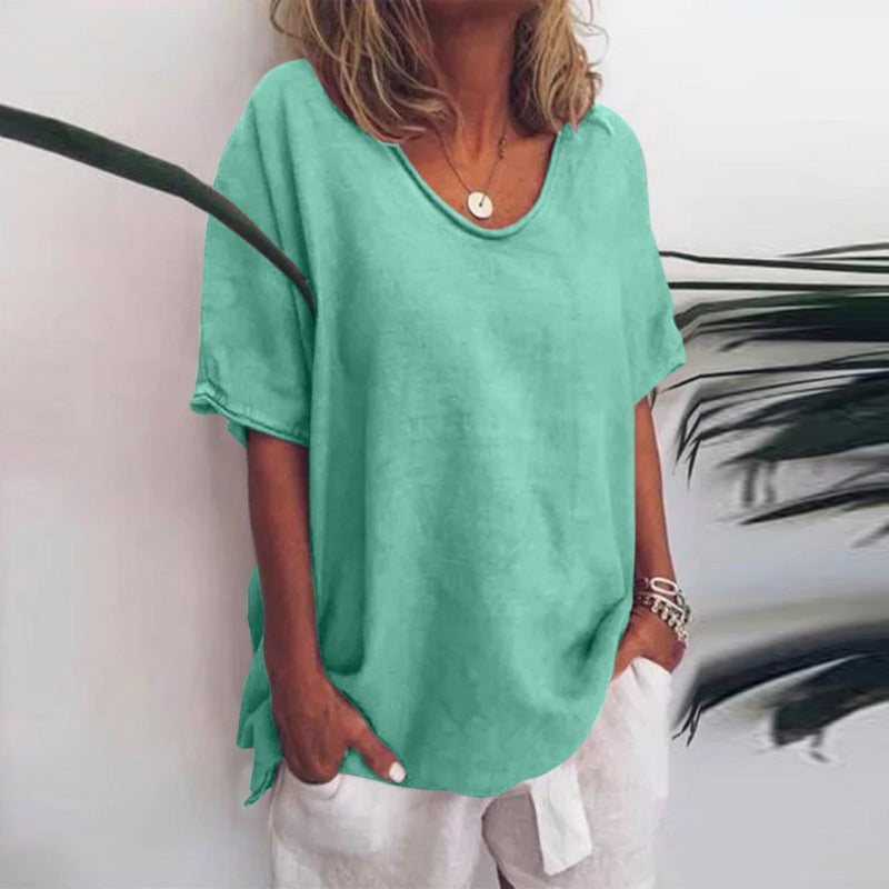 Heidi-Mode | Lässiges, Zeitloses Damen Rundhals-Shirt 5