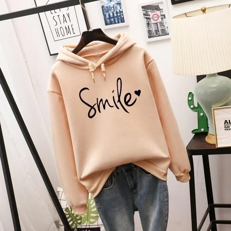 Heidi | Bequemer & Stilvoller Damen Hoodie mit Einzigartigem Smile-Love Design 0