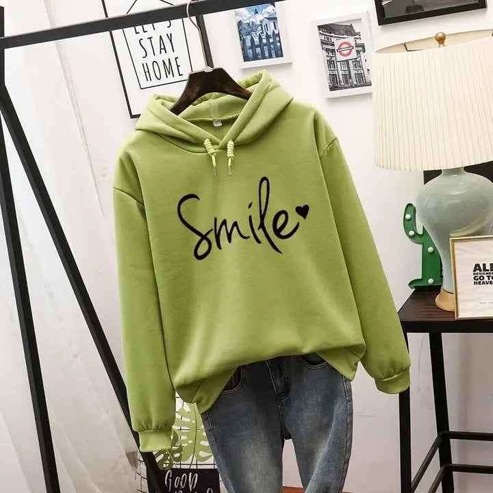 Heidi | Bequemer & Stilvoller Damen Hoodie mit Einzigartigem Smile-Love Design 4