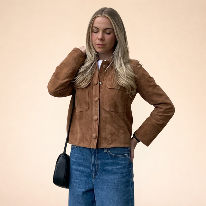 Helena | Bequeme und zeitlose Wildlederjacke 1