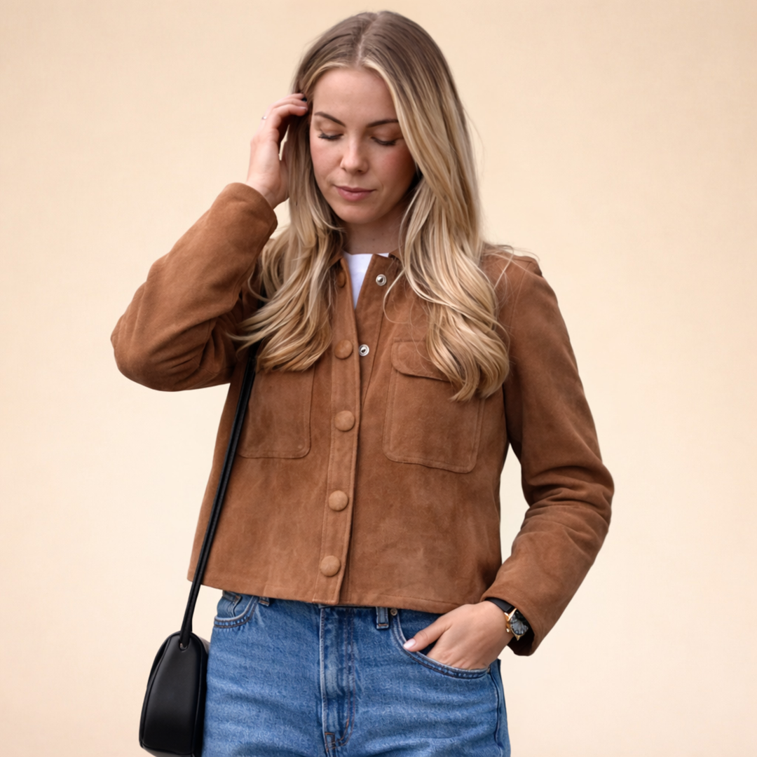 Helena | Bequeme und zeitlose Wildlederjacke 3