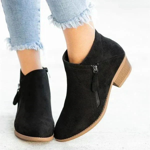 Isabella | Elegante und komfortable Stiefeletten mit niedrigem Absatz 2
