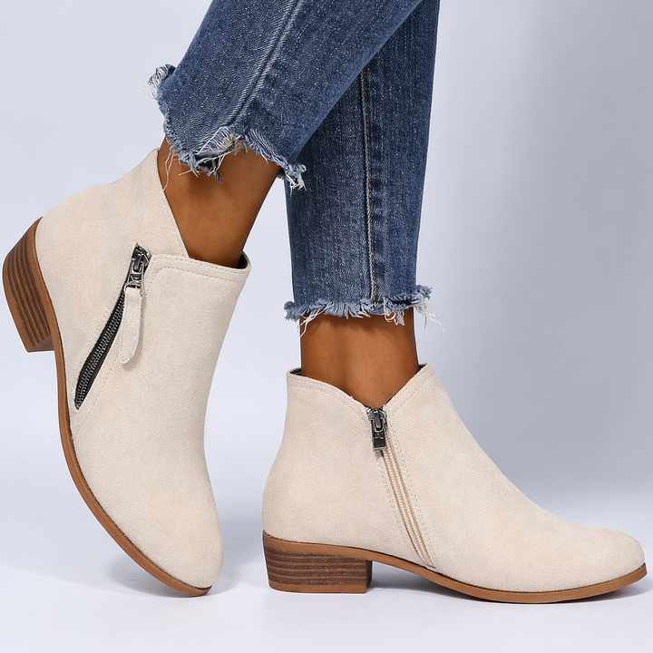 Isabella | Elegante und komfortable Stiefeletten mit niedrigem Absatz 3