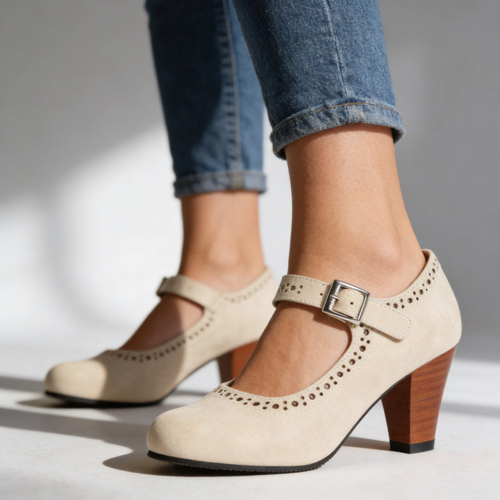 Isabella | Mary Jane Pumps Blockabsatz Elegant Komfortabel 7