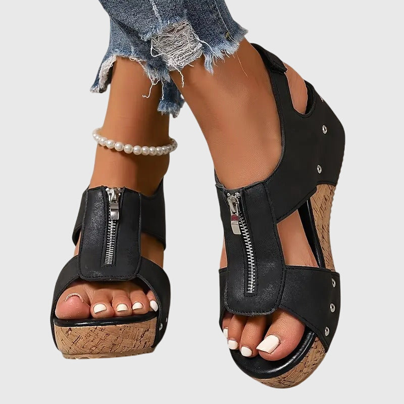 Isabella | Orthopädische Sandale mit Reißverschluss für Damen – Komfortabel &amp; Stilvoll 8