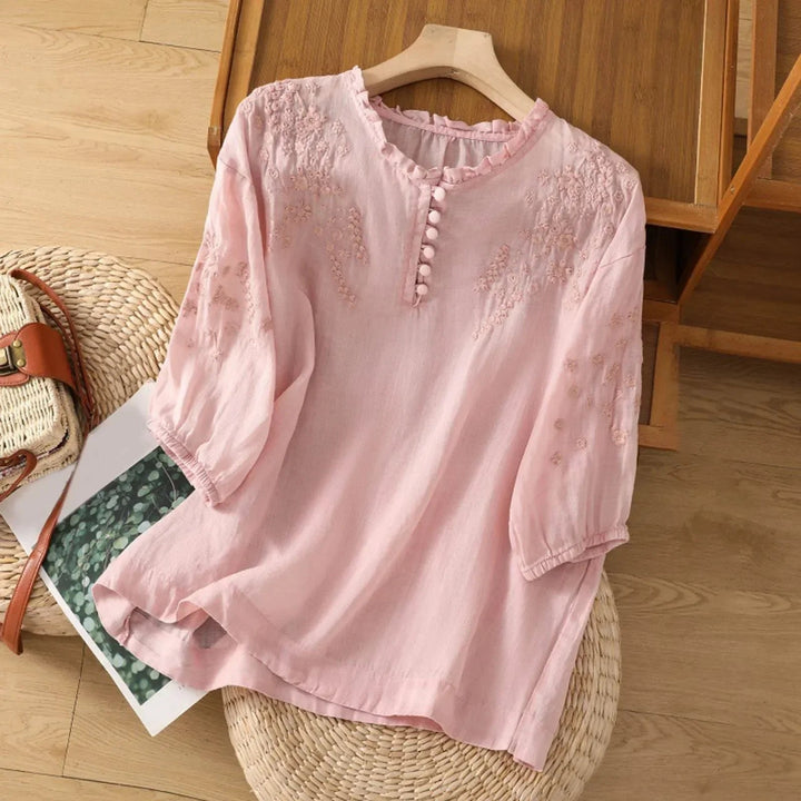 Isabella | Romantische und zeitlose Blumenmuster Bluse 2