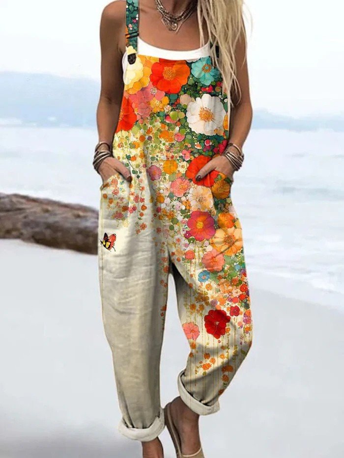 Isabella | Stilvoller und bequemer Jumpsuit mit Blumenmuster 0
