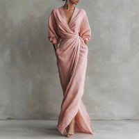 Lina | Elegantes Wickel-Maxikleid für formelle Anlässe