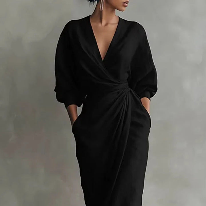 Isla | Elegantes Maxikleid Langarm – Raffiniert & Vielseitig für Festliche Anlässe 5