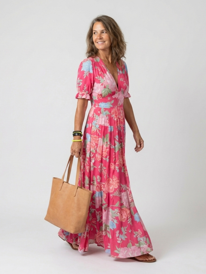 Isla | Elegantes, Florales & Feminines Damenkleid – Perfekt für Hochzeitsgast und Festliche Anlässe 1