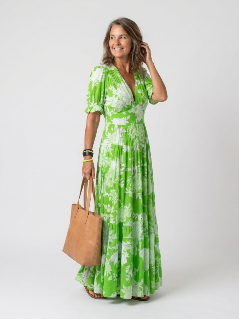 Isla | Elegantes, Florales & Feminines Damenkleid – Perfekt für Hochzeitsgast und Festliche Anlässe 4