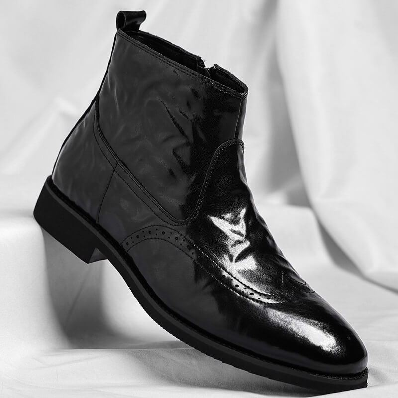 James | Elegante und bequeme italienischem Leder Stiefel 1