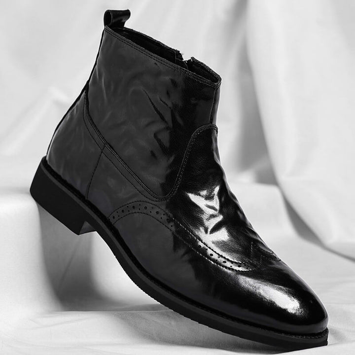 James | Elegante und bequeme italienischem Leder Stiefel 1
